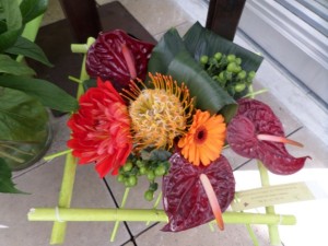 arrangement fleurs coupées flc