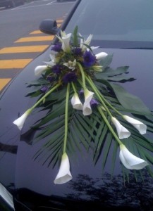 Flc bouquet mariage voiture 03