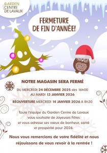horaire noel